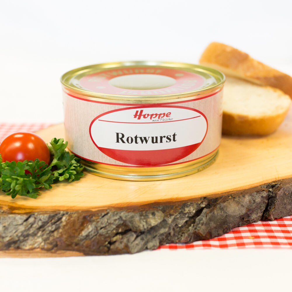 rotwurst in der dose 300 gramm